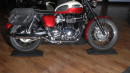 Motorrad-SET -Cover -ROT- Größe "S" (167x75x122) + 2 Stück Reifenschuhe bis 200mm