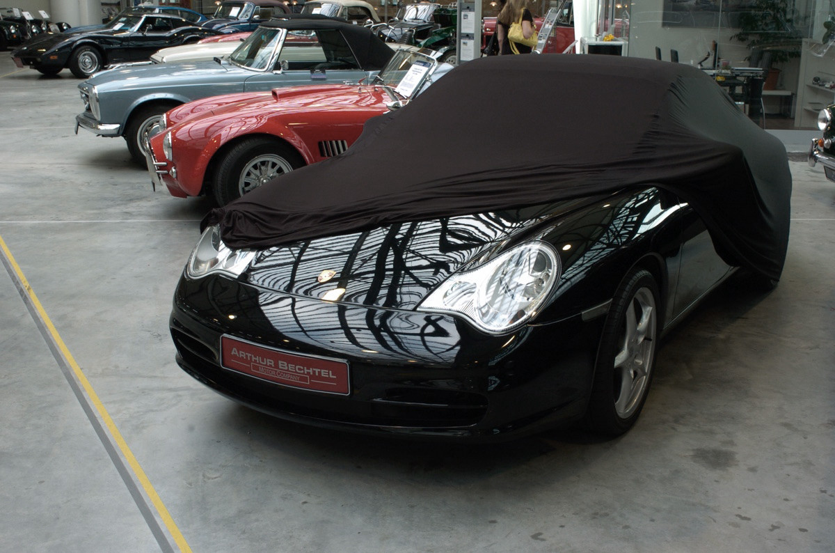 AC Cobra AC 212 S/C - Bj.von 2000 - MOBILWERK INDOOR COVER SOFTKONTUR -SCHWARZ-