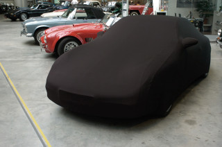 Alfa Romeo 33II Sportwagon TYP 907/907B - Bj.von 1990 bis 1995 - MOBILWERK INDOOR COVER SOFTKONTUR -SCHWARZ mit Spiegeltaschen-
