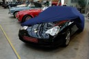Aston Martin Vantage V8 / V12 Coupe - Bj.von 2005 bis 2017 - MOBILWERK INDOOR COVER SOFTKONTUR -MARINEBLAU-