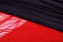 Mercedes S-Klasse Lang TYP W222 - Bj.von 2013 bis 2020 - MOBILWERK INDOOR COVER SOFTKONTUR -SCHWARZ mit Keder Grau-